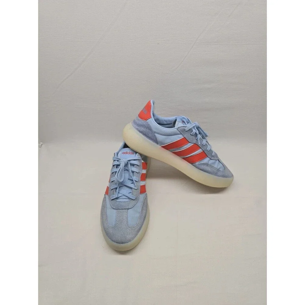 Adidas US 7 Shoes Blue/Red/White Classic Suede Retro Barreda Decode